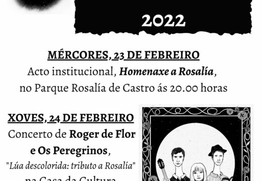 Acto institucional e concerto de Roger de Flor e os Peregrinos para conmemorar o Día de Rosalía